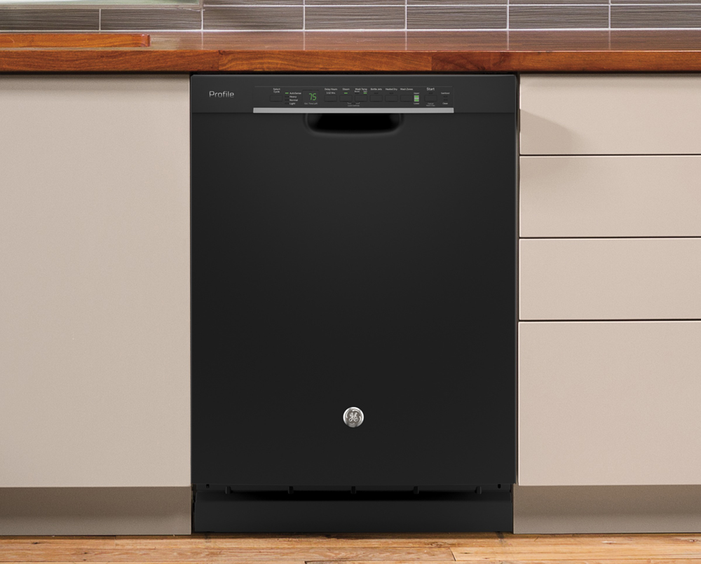 GE Profile Dishwasher in Black Stainless