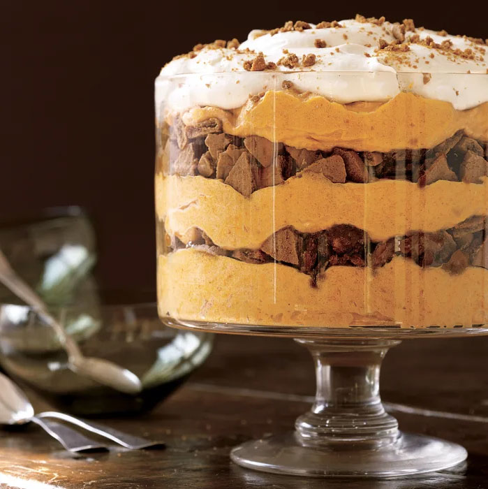 Spiced Pumpkin Mousse Trifle