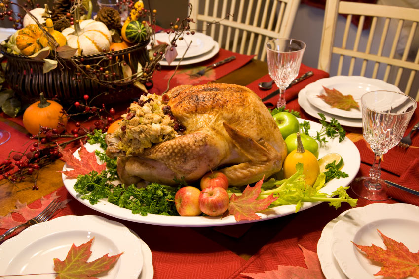 Thanksgiving table