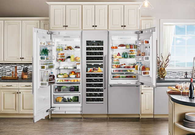 Thermador Open Refrigerator