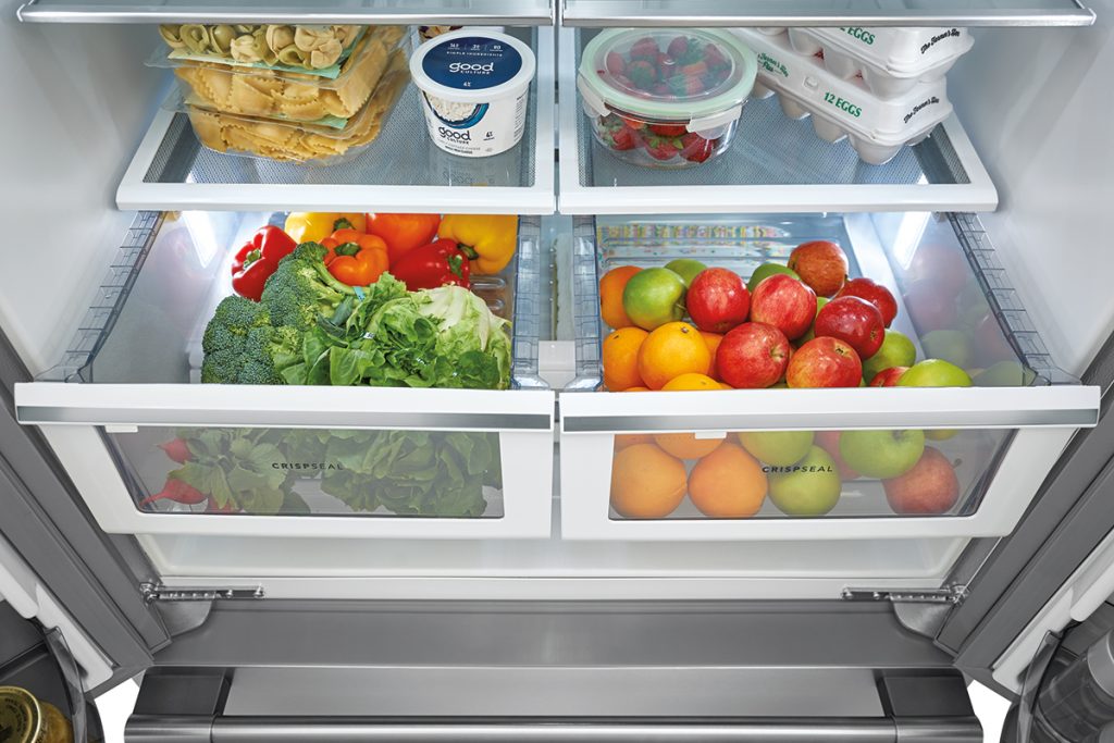 Frigidaire Pro refrigerator storage