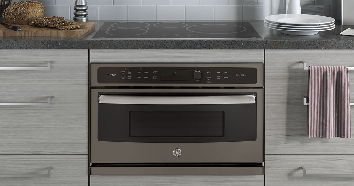 GE Profile wall oven with Advantium