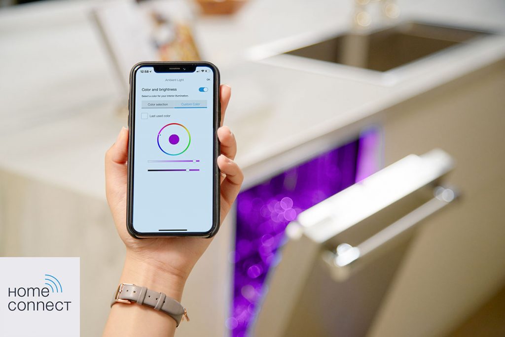 Thermador Star Sapphire dishwasher with Home Connect