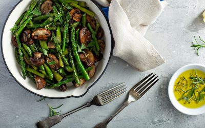 Asparagus with Mushrooms