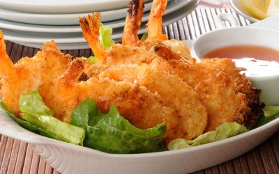 Baked Coconut Shrimp with Orange Chili Dipping Sauce