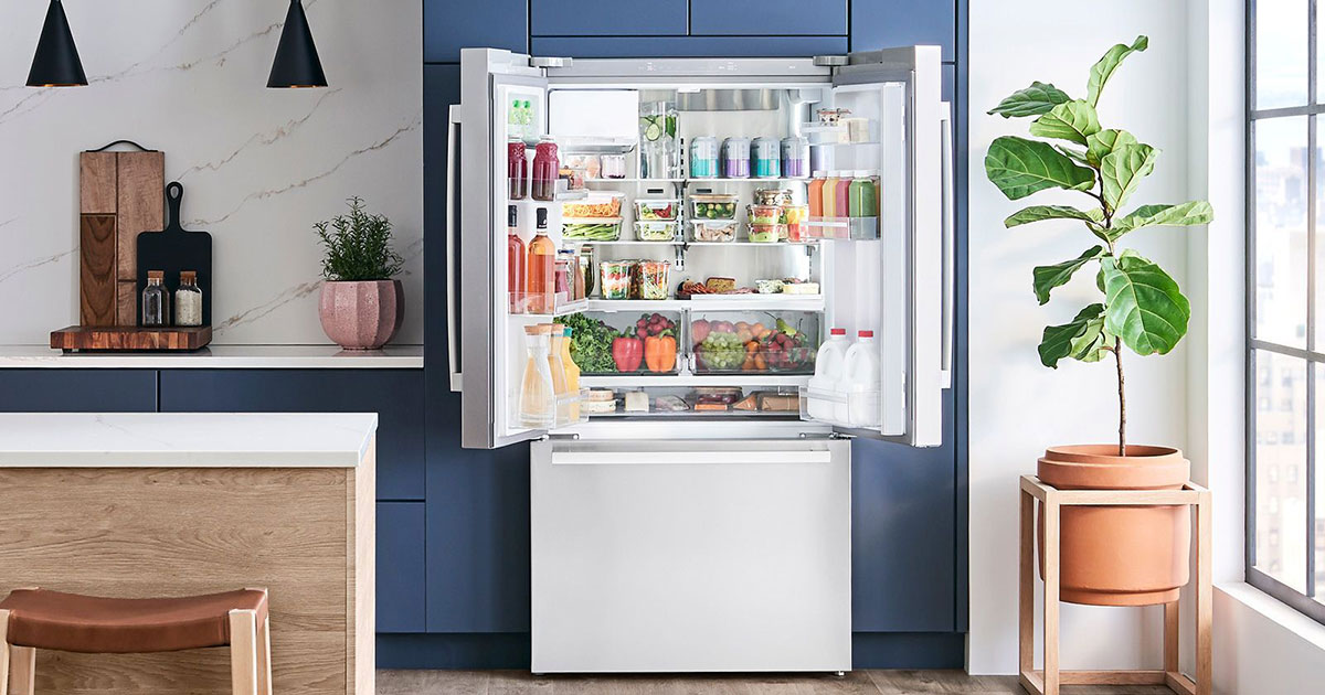 Bosch open refrigerator