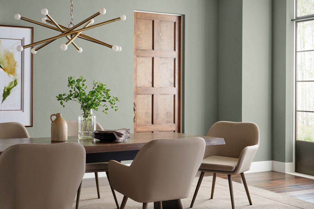 Sherwin-Williams color of the year is Evergreen Fog
