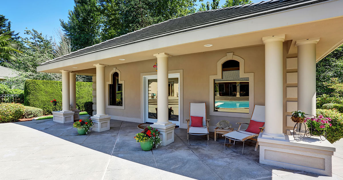 pool house