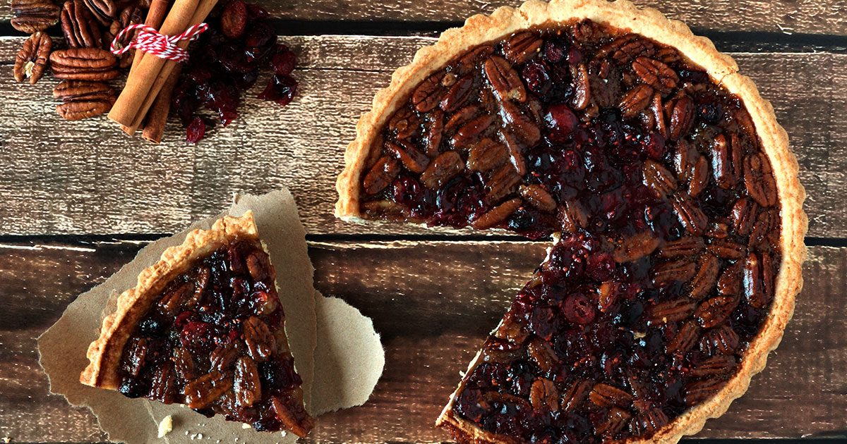 Cranberry Pecan Pie